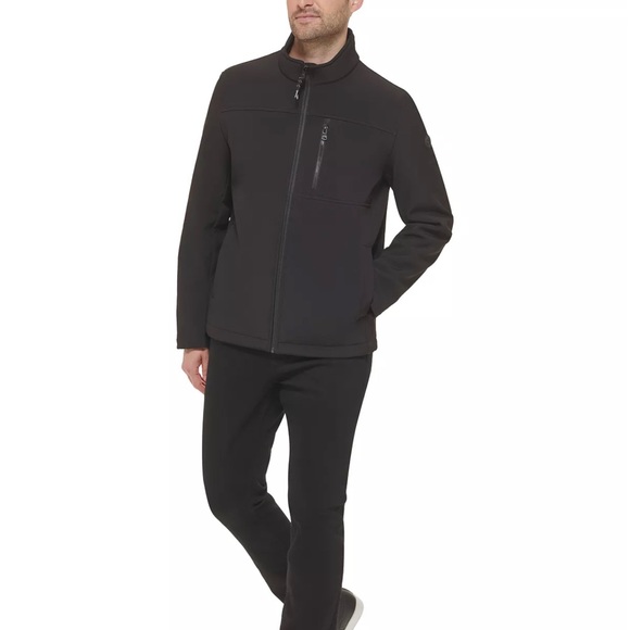 CALVIN KLEIN Men's Infinite Stretch Soft Shell Jacket - Picture 6 of 13
